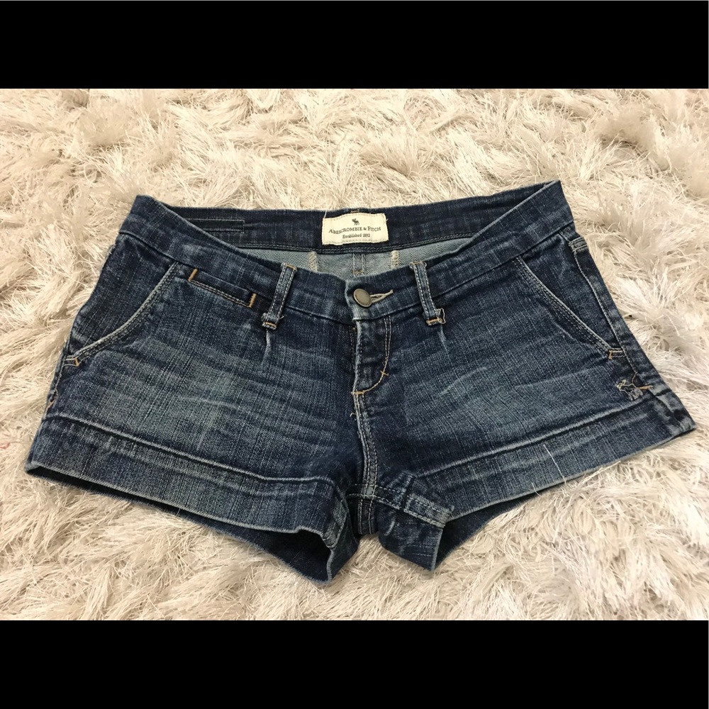 Abercrombie & Fitch Denim Shorts Size 0 EUC